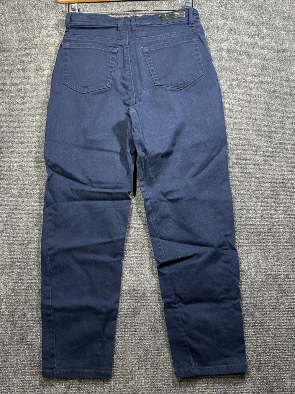Gloria Vanderbilt Jeans Womens 10 Petite Ankle Straight Blue Cotton Stretch - Picture 7 of 11
